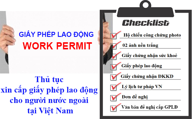 Dịch vụ xin cấp giấy phép lao động cho người nước ngoài tại Việt Nam