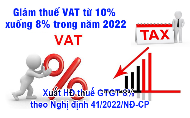 Hướng dẫn xuất hóa đơn thuế GTGT 8% cập nhật mới nhất