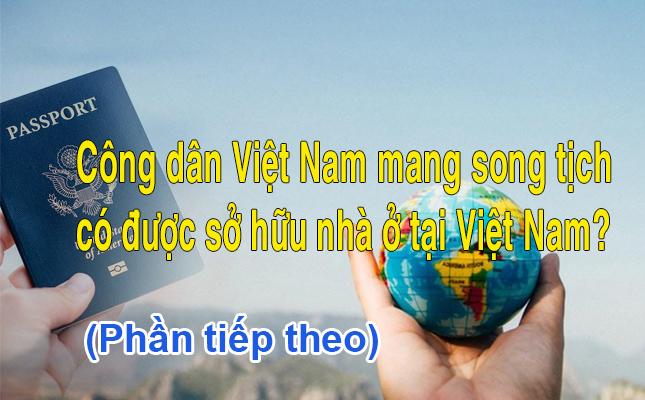 Quyền về sử dụng đất ở của người Việt Nam định cư ở nước ngoài